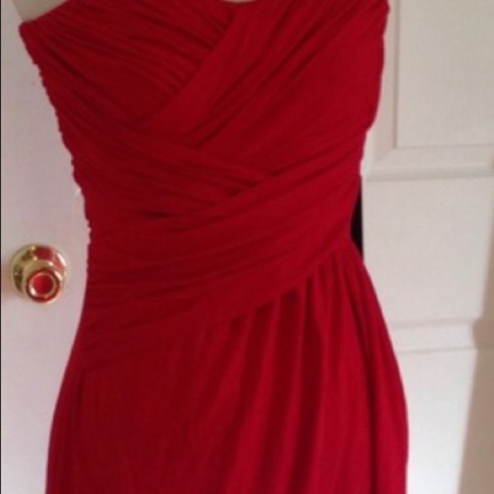 Red night out on the town dress
